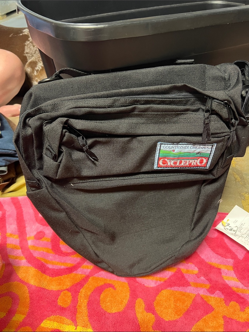 Cyclepro Countryside Originals Black Men’s Crossbody / Bike Bag